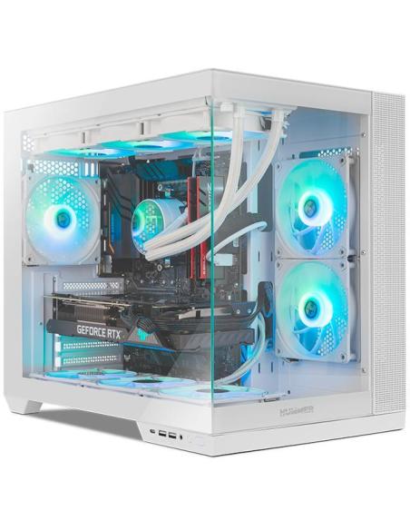 NOX Hummer ASTRA NEO Semitorre ATX Doble Cristal Templado USB-C Blanca