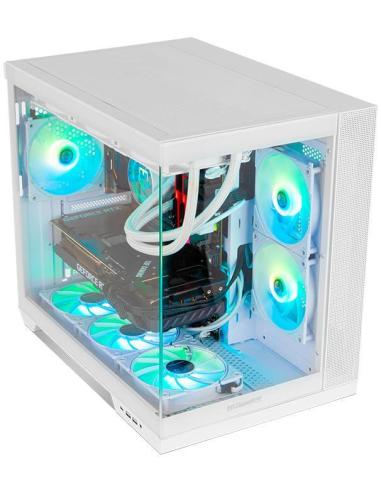 NOX Hummer ASTRA NEO Semitorre ATX Doble Cristal Templado USB-C Blanca