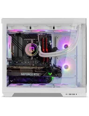 NOX Hummer ASTRA NEO Semitorre ATX Doble Cristal Templado USB-C Blanca