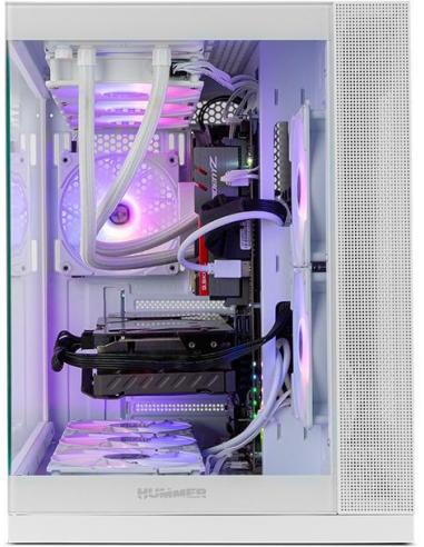 NOX Hummer ASTRA NEO Semitorre ATX Doble Cristal Templado USB-C Blanca