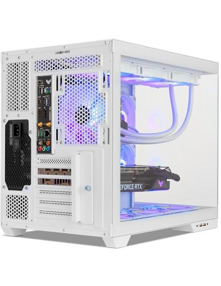 NOX Hummer ASTRA NEO Semitorre ATX Doble Cristal Templado USB-C Blanca