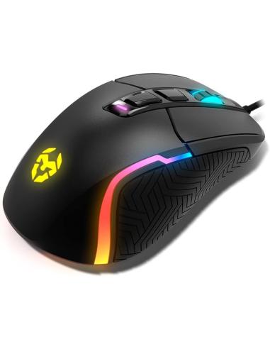 Krom Kick Ratón Gaming 6200DPI Negro