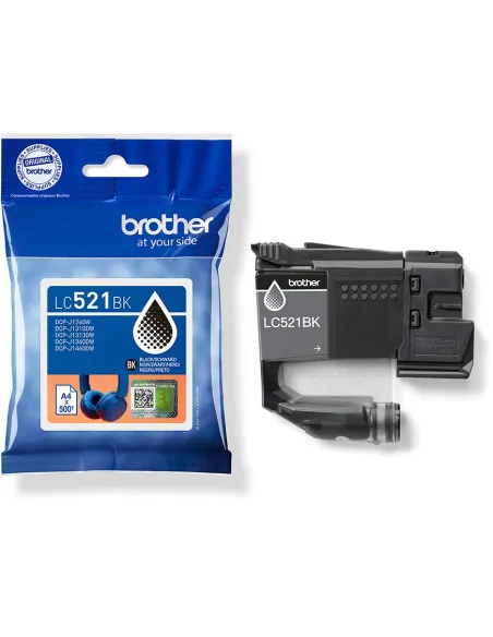 Brother LC521BK Cartucho de Tinta Original Negro