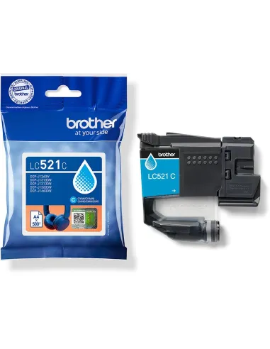 Brother LC521C Cartucho de Tinta Original Cian