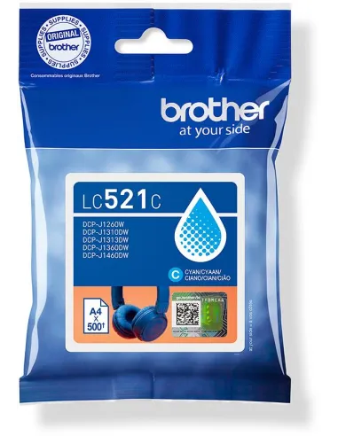 Brother LC521C Cartucho de Tinta Original Cian