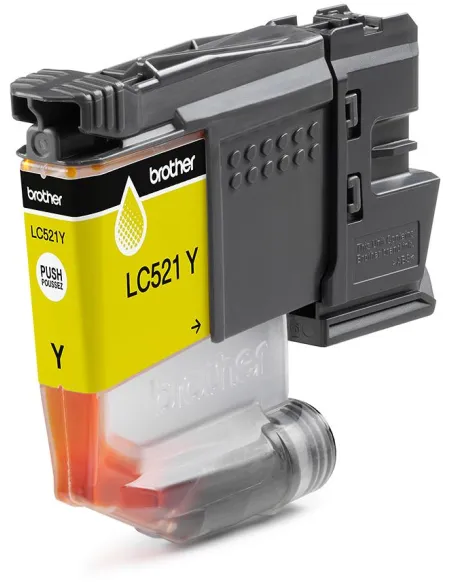Brother LC521Y Cartucho de Tinta Original Amarillo