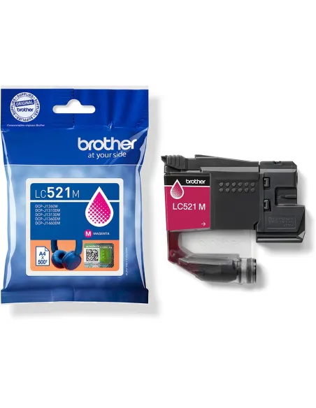 Brother LC521M Cartucho de Tinta Original Magenta
