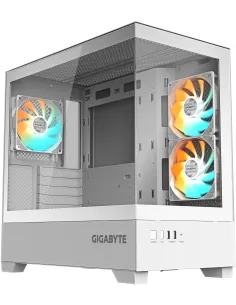Gigabyte C201 PANORAMIC ICE Cristal Templado USB 3.0 Blanca-CAJA62623