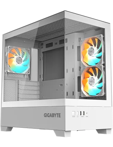Gigabyte C201 PANORAMIC ICE Cristal Templado USB 3.0 Blanca