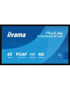 Iiyama T4329AS-B1AG 43" Pantalla Interactiva LED 4K UHD Negro-1400320