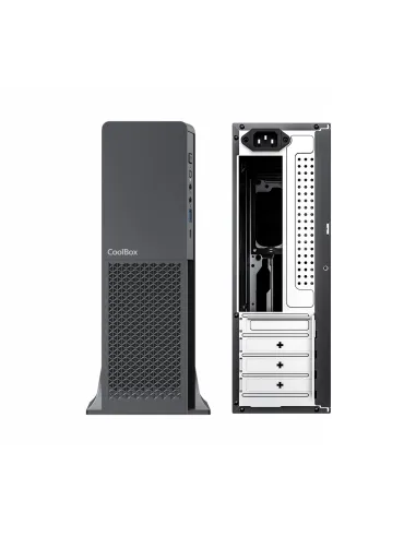 CoolBox Slim T313 USB 3.2 Negra + Fuente de 500W