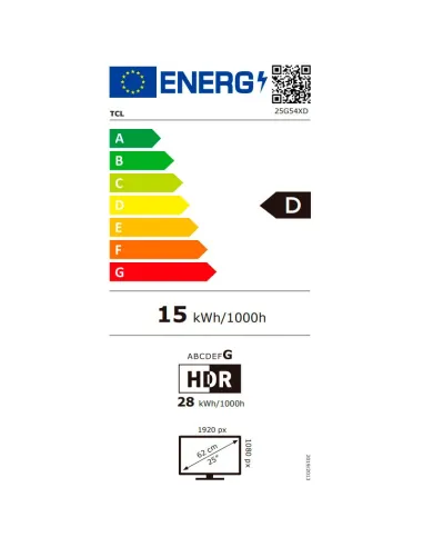 TCL 27G64 27" VA MiniLED QHD 180Hz HDR600 Altura Ajustable FreeSync