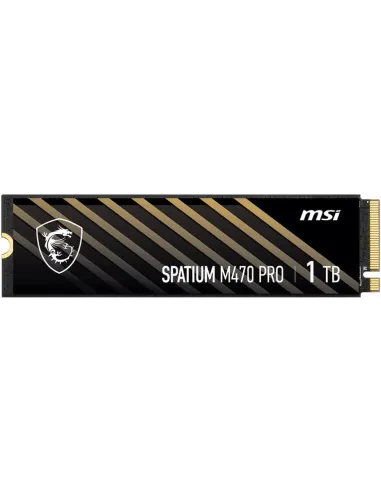MSI SPATIUM M470 PRO 1TB Disco SSD 6000MB/s NVMe PCIe 4.0 M.2 Gen4