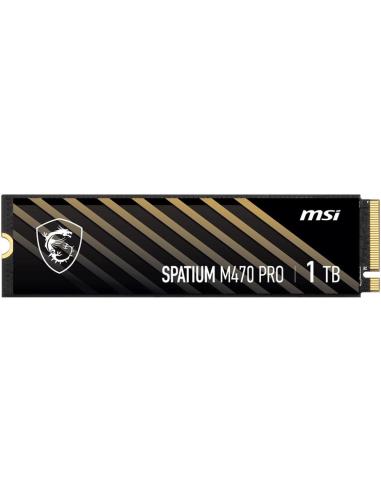 MSI SPATIUM M470 PRO 1TB Disco SSD 6000MB/s NVMe PCIe 4.0 M.2 Gen4