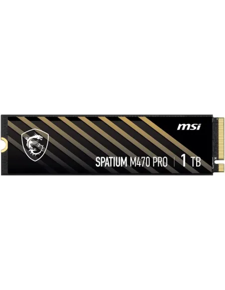 MSI SPATIUM M470 PRO 1TB Disco SSD 6000MB/s NVMe PCIe 4.0 M.2 Gen4