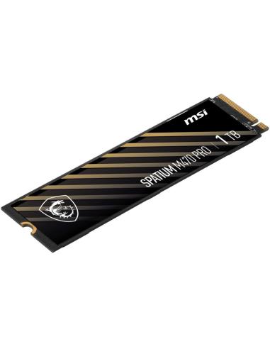 MSI SPATIUM M470 PRO 1TB Disco SSD 6000MB/s NVMe PCIe 4.0 M.2 Gen4