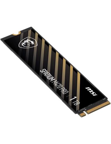 MSI SPATIUM M470 PRO 1TB Disco SSD 6000MB/s NVMe PCIe 4.0 M.2 Gen4