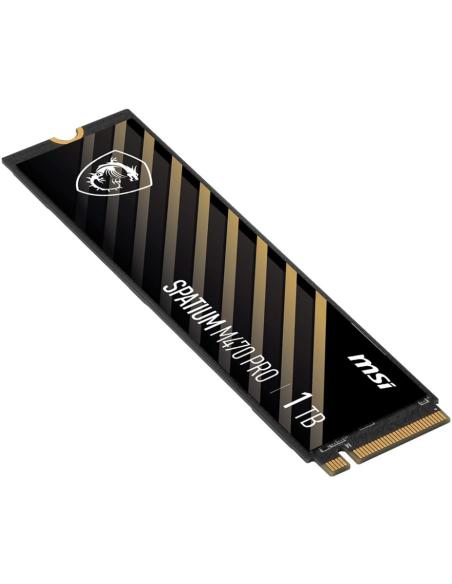 MSI SPATIUM M470 PRO 1TB Disco SSD 6000MB/s NVMe PCIe 4.0 M.2 Gen4