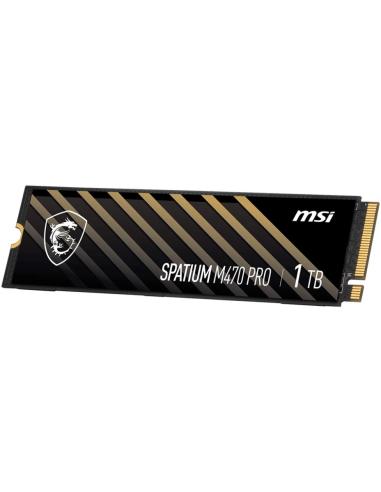 MSI SPATIUM M470 PRO 1TB Disco SSD 6000MB/s NVMe PCIe 4.0 M.2 Gen4