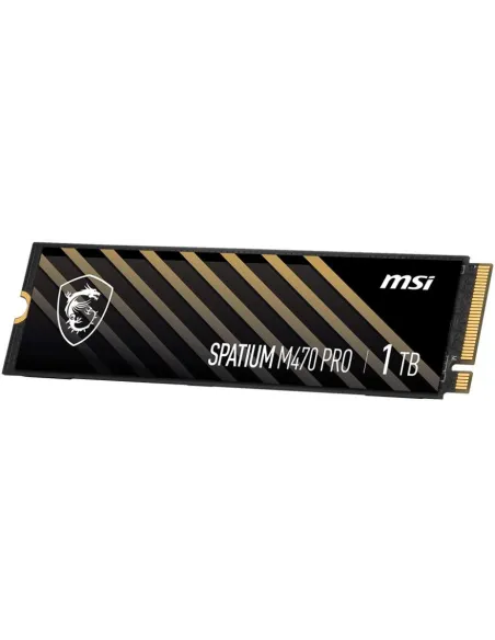 MSI SPATIUM M470 PRO 1TB Disco SSD 6000MB/s NVMe PCIe 4.0 M.2 Gen4