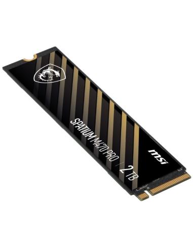 MSI SPATIUM M470 PRO 2TB Disco SSD 6000MB/s NVMe PCIe 4.0 M.2 Gen4