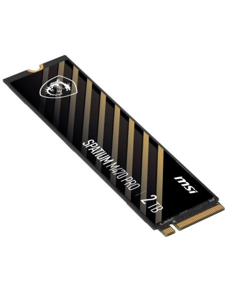 MSI SPATIUM M470 PRO 2TB Disco SSD 6000MB/s NVMe PCIe 4.0 M.2 Gen4