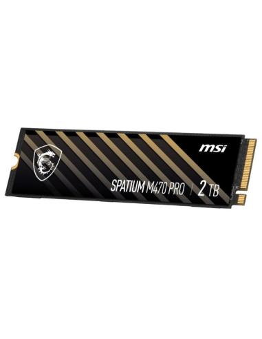 MSI SPATIUM M470 PRO 2TB Disco SSD 6000MB/s NVMe PCIe 4.0 M.2 Gen4