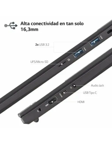 LG Ultra 16UD70R-G.AX76B AMD Ryzen 7-7730U/16GB/512GB SSD/16" FreeDOS Gris