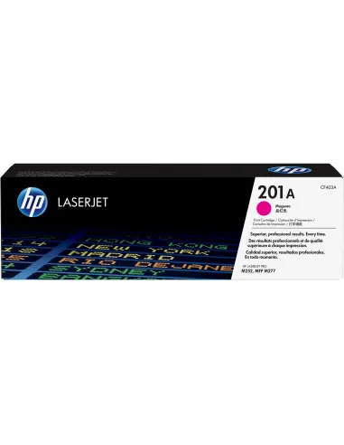 HP 201A LaserJet CF403A Tóner Original Magenta