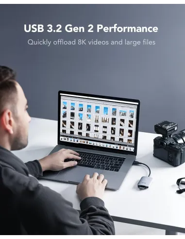 Lexar Professional RW515 Lector de Tarjetas Cfexpress USB-A/USB-C Gris