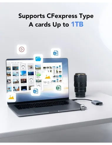 Lexar Professional RW515 Lector de Tarjetas Cfexpress USB-A/USB-C Gris