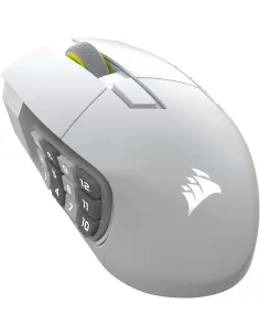 Corsair Scimitar Elite Wireless SE WH Ratón Gaming para MMO Gris Metal-1398278