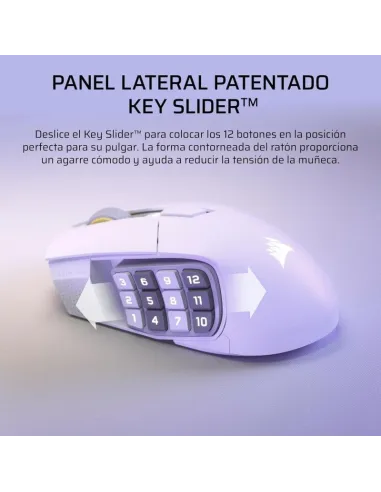 Ratón Corsair Scimitar Elite Wireless SE WH