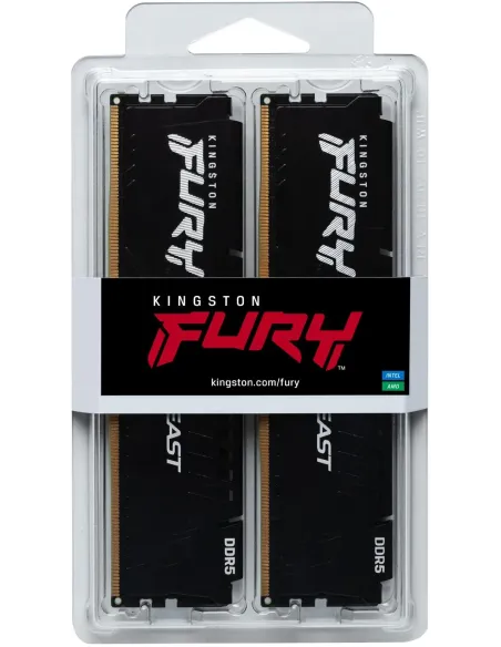 Kingston Fury Beast KF556C40BBK2-16 DDR5 5600MHz 16GGB (2x8GB) CL40 Negra