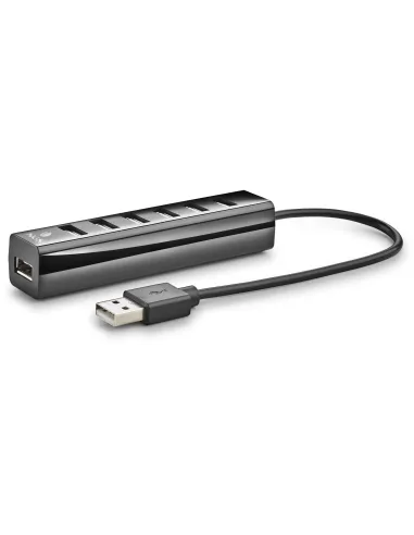NGS iHUB7 Tiny HUB USB-A a USB-A 7 Puertos Negro