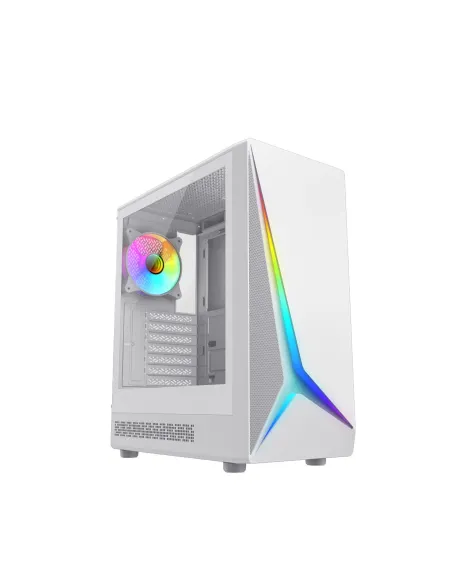 Coolbox GA450 Star Light White Cristal Templado USB 3.2 Blanca