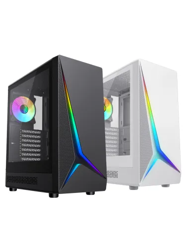 Coolbox GA450 Star Light White Cristal Templado USB 3.2 Blanca