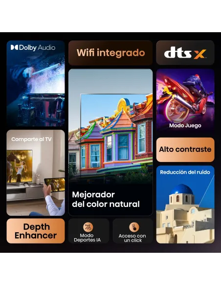 Hisense 40A4Q 40" DLED WXGA Smart TV VIDAA