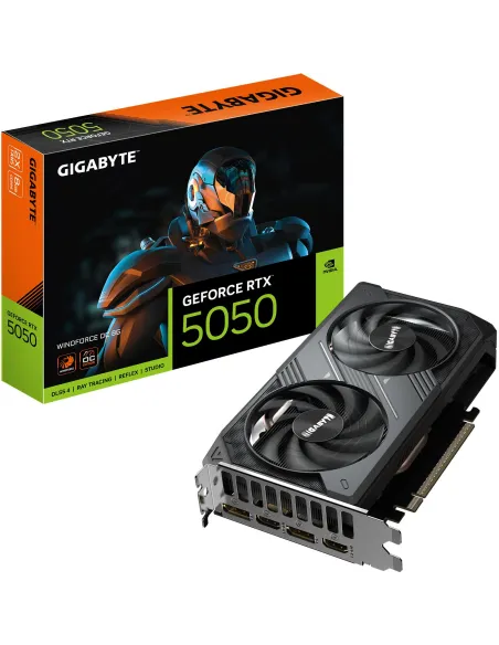 Tarjeta Gráfica Gigabyte GeForce RTX 5050 Windforce OC 8GB