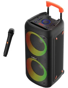 Celly PARTYSPEAKERWLM Altavoz Inalámbrico 40W ARGB con Micrófono Negro-MAUAPO0601