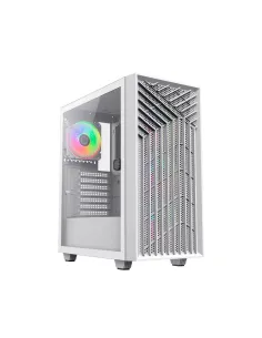 Coolbox GA300W Grid Line ARGB Cristal Templado Blanca
