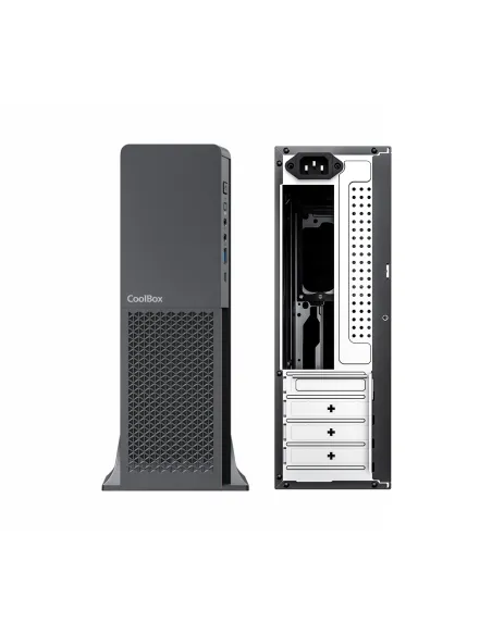 CoolBox Slim T313 COO-PCT313-BZ USB 3.2 Negra + Fuente de 300W