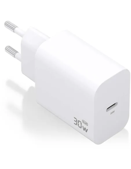 Aisens A110-0940 Cargador de Smartphone USB-C Carga Rápida 33W Blanco