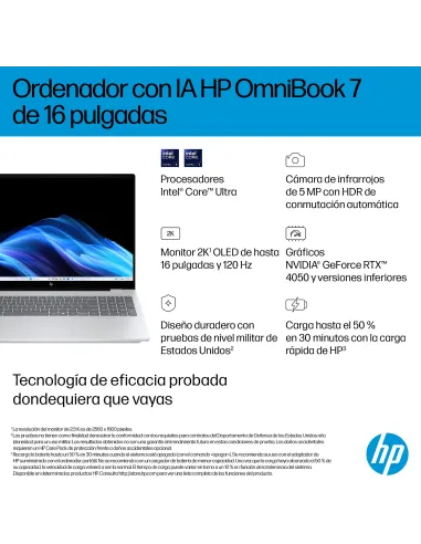 Ordenador Portátil HP OmniBook 7 AI 16AY0004NS
