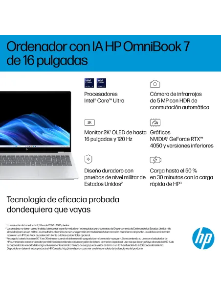 Ordenador Portátil HP OmniBook 7 AI 16AY0004NS