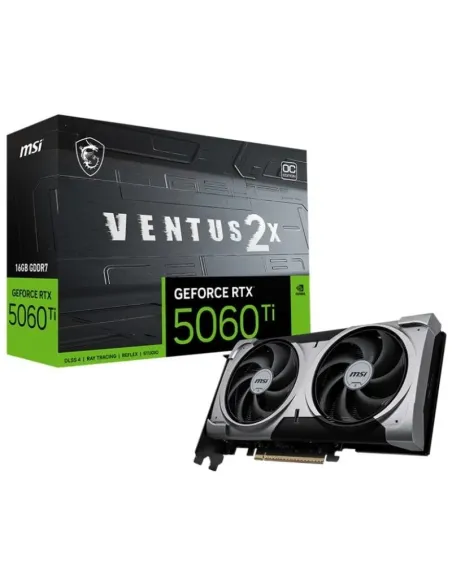 MSI GeForce RTX 5060 Ti VENTUS 2X OC PLUS 16GB GDDR7 Reflex 2 RTX AI DLSS4