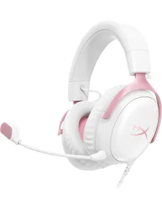 HyperX Cloud III White Pink Auriculares Gaming Inalámbricos Blancos-1399751