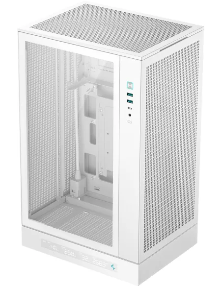 DeepCool CH270 DIGITAL WH Cristal Templado USB 3.2 Blanco