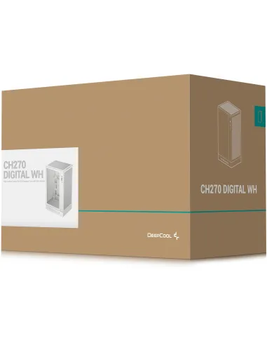 Torre DeepCool CH270 DIGITAL WH