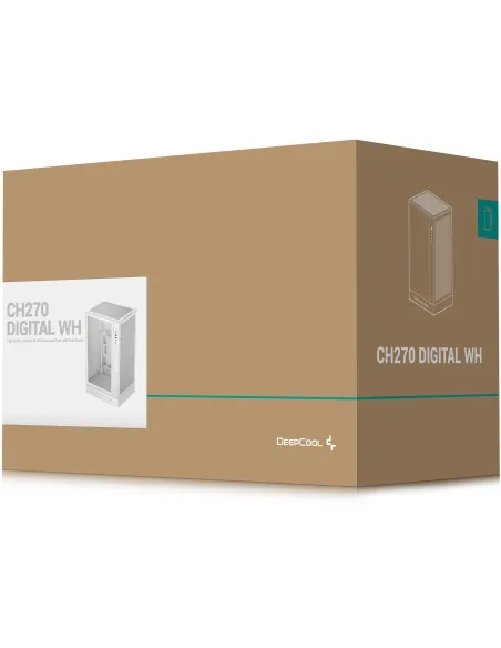 Torre DeepCool CH270 DIGITAL WH